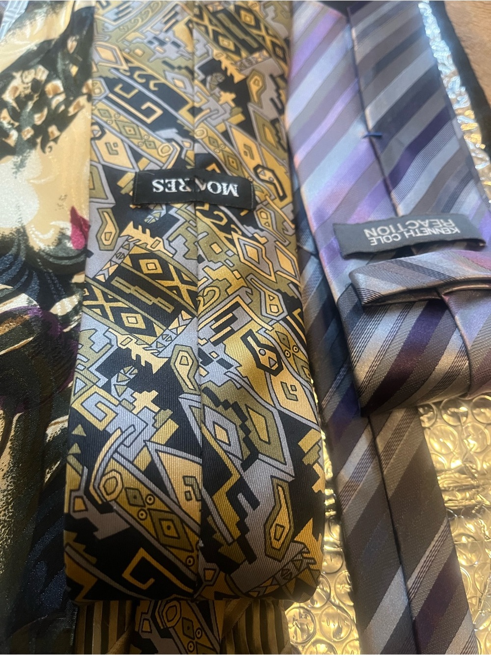 $10 TIES: MOORES, KENNETH COLE, MADISON AVE, STYLISH SETS - Picture 3 of 3